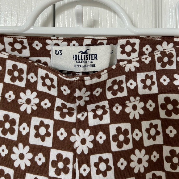 XXS regular Hollister high waist flare print pants - Picture 6 of 7
